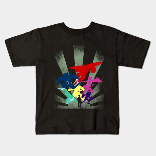 Big Heroes Kids T-Shirt by Rikken